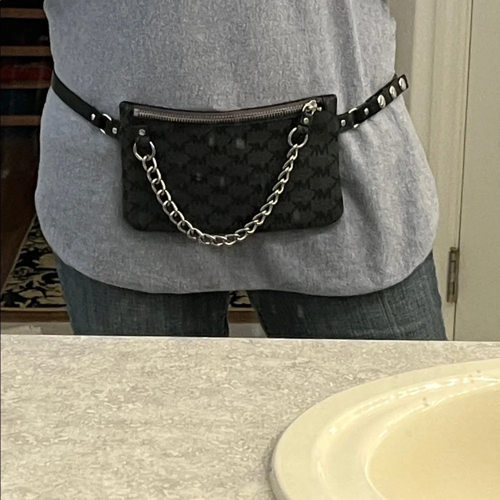 MICHAEL KORS Gray/Black waist bag or crossbody bag - Picture 11 of 12